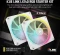 Corsair iCUE LX140 RGB Fan Starter Kit, weiß, LED-Steuerung, 140mm, 2er-Pack Vorschaubild