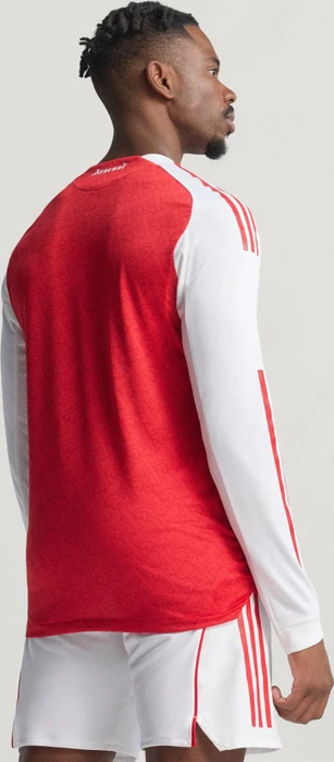 adidas FC Arsenal Authentic 2025/2026 Heimtrikot langarm better scarlet/white (Herren)