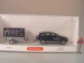Wiking Modern Edition Audi Q7 mit Anhänger Antiquitäten Schneider