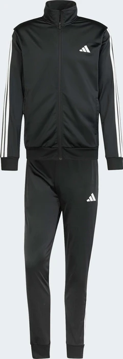 adidas Basic 3-Streifen Tricot Trainingsanzug schwarz (Herren)