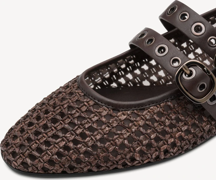 Tamaris Spangenballerinas braun (Damen)