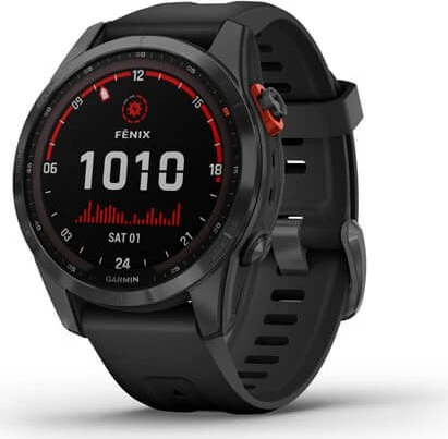 Garmin Fenix 7S Solar slate grey/black