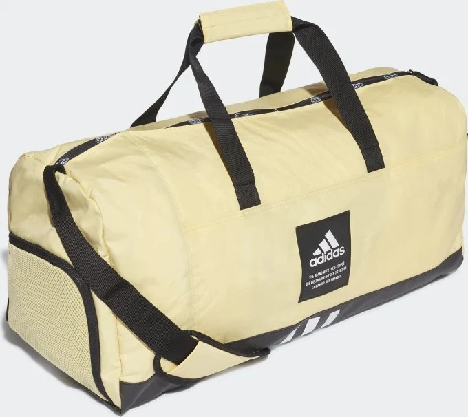 adidas 4ATHLTS Duffelbag Sporttasche almost yellow/black
