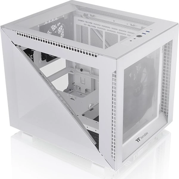 Thermaltake Divider 200 TG Snow Edition, weiß, Glasfenster