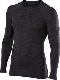 Falke Wool-Tech Funktionsshirt langarm schwarz (Herren)