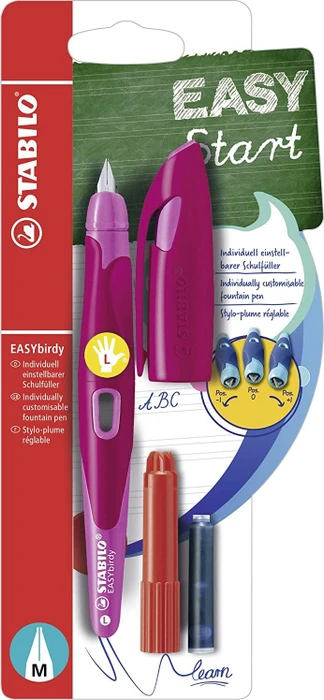 STABILO EASYbirdy beere/pink, linke Hand, mittel, Blister