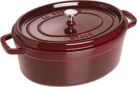 Zwilling Staub Cocotte Schmortopf oval 40x33cm 6.7l grenadine