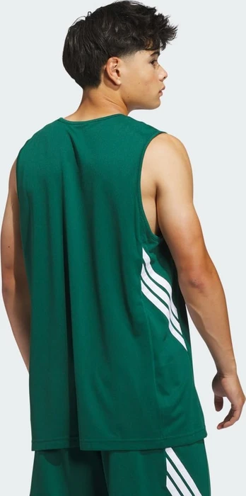 adidas 3G Speed Reversible Basketball Trikot ärmellos team dark green/white (Herren)