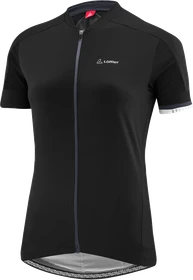 Löffler Bike Jersey FZ Pure Trikot kurzarm schwarz (Damen)