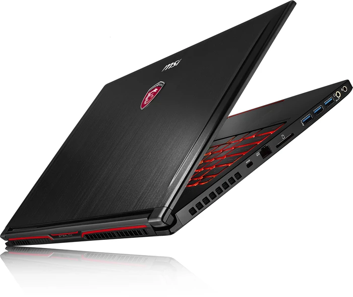 MSI GS63VR 6RF16H11 Stealth Pro, Core i7-6700HQ, 16GB RAM, 128GB SSD, 1TB HDD, GeForce GTX 1060, DE