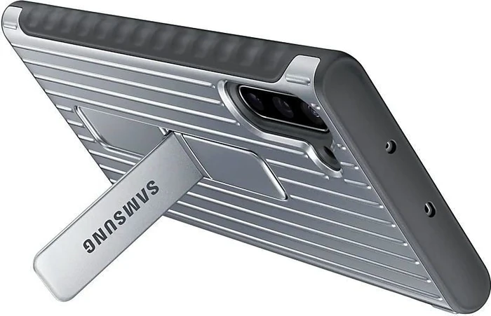 Samsung Protective Standing Cover für Galaxy Note 10 silber