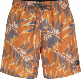 O'Neill Cali Floral 16" Badeshorts orange dipped leaves (Herren)