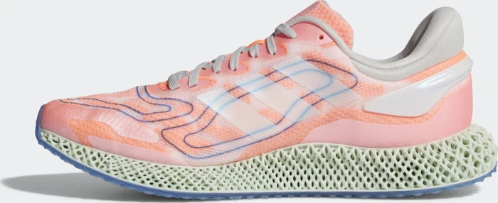 adidas 4D Run 1.0 cloud white/signal coral