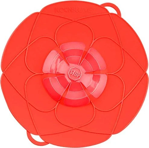 Kochblume Überkochschutz 29cm rot