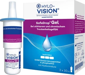 Hylo-Vision SafeDrop Gel Augentropfen, 20ml (2x 10ml)