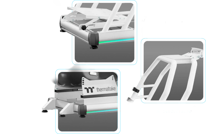 Thermaltake Racing Simulator Cockpit GR500, weiß