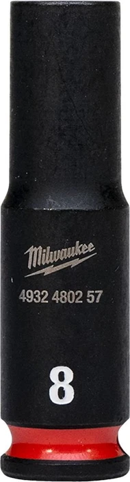 Milwaukee Shockwave Außensechskant Steckschlüssel 1/4", 8x50mm, 1 Stück