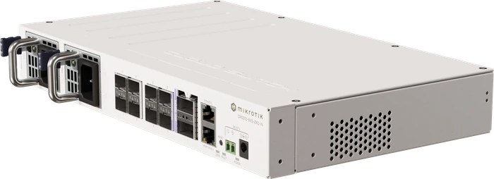 MikroTik Cloud Router Switch CRS510 Desktop 25G Managed Switch, 8x SFP28, 2x QSFP28
