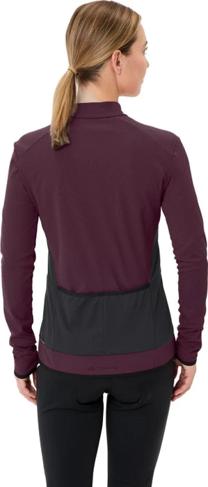 Vaude Matera FZ II Trikot langarm cassis (Damen)