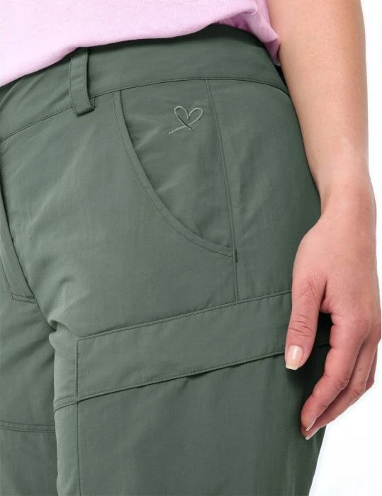 Vaude Neyland Cargo Zip-Off Hose lang agave (Damen)