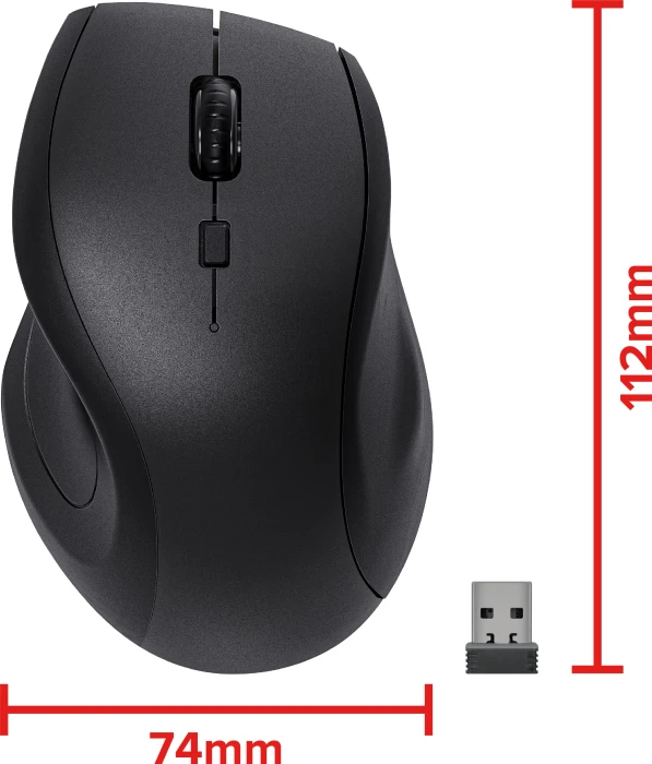 Speedlink Snappy Rechargeable Silent Wireless Mouse, schwarz, USB