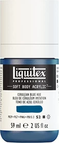Liquitex Professional Soft Body Acrylic cerulean blue hue, 59ml