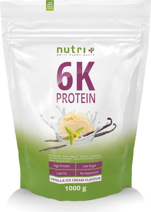 Nutri+ Veganes Protein 6K Vanilla Ice Cream 1kg
