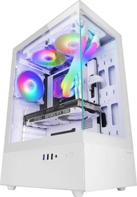 Mars Gaming MC-XO White, Glasfenster