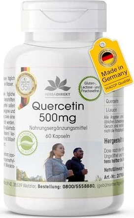 Warnke Quercetin 500 mg Kapseln, 60 Stück