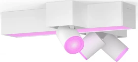 Philips Hue White and Color Ambiance Centris Cross 3 Spot 4-flammig weiß