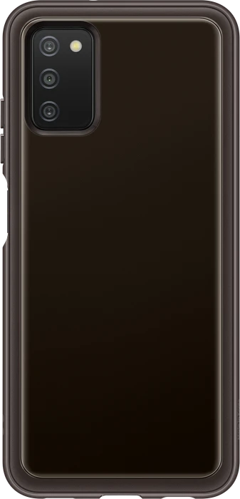 Samsung Soft Clear Cover für Galaxy A03s schwarz