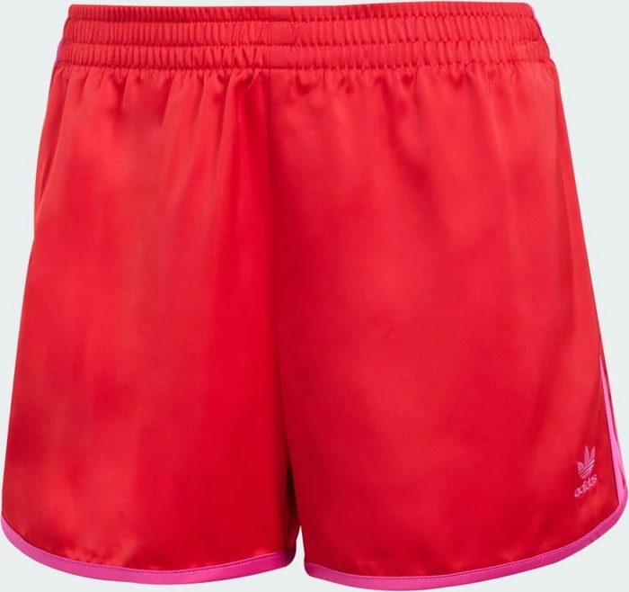 adidas Adicolor 3-Streifen Sprinter Laufhose kurz better scarlet/semi lucid fuchsia (Damen)