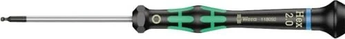 Wera Kraftform Micro 2052 Elektroniker Innensechskant Schraubendreher, 2x60mm