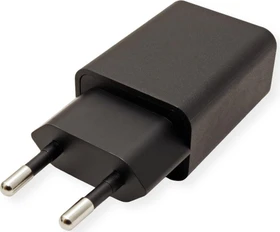 Value USB QC3.0 Charger mit Euro-Stecker 1 Port 18W schwarz