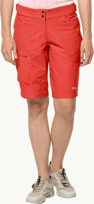 Jack Wolfskin Tourer Shorts Fahrradhose kurz tango orange (Damen)