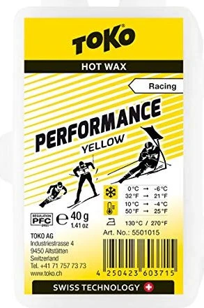 Toko Performance Hot Gleitwax gelb