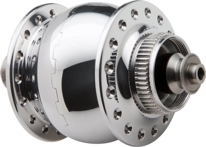 SON 28 disc Centerlock 32 Loch Nabendynamo poliert