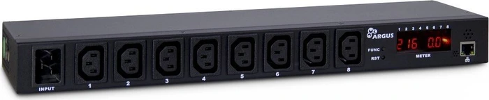 Inter-Tech SW-0816 19" PDU, 1HE, 8-fach, 2m