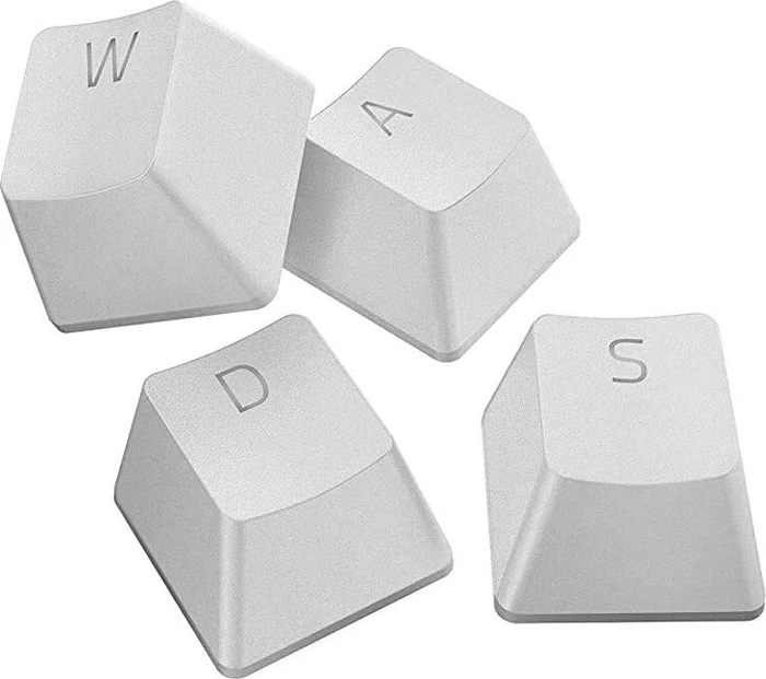 Razer Keycap Upgrade Set, Kunststoff (PBT) Double-Shot, Mercury White, weiß, 120 Tasten, ISO-UK, ANSI-US