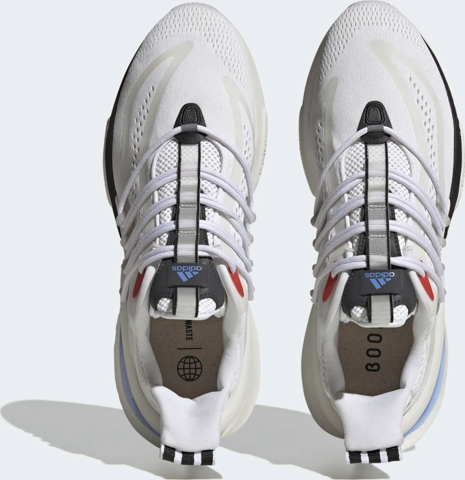 adidas Alphaboost V1 Sustainable Boost cloud white/blue fusion/bright red