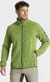 CMP Melange Knit Tech Heavy Fleece Jacke mela/oil green (Herren)