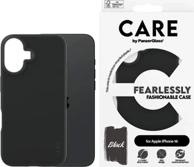 PanzerGlass Care Fashionable Case für Apple iPhone 16 schwarz