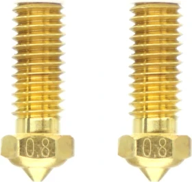 QIDI Druckdüse Messing für X-Smart 3/X-Plus 3/X-Max 3/Q1-Pro 2er-Set, 0.8mm, 2er-Pack
