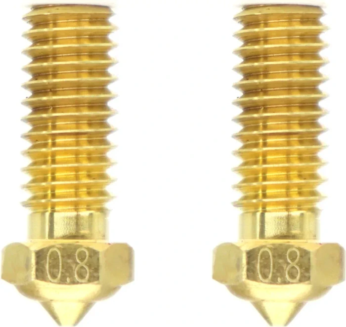 QIDI Druckdüse Messing für X-Smart 3/X-Plus 3/X-Max 3/Q1-Pro 2er-Set, 0.8mm, 2er-Pack