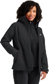 Jack Wolfskin Wild Places 3in1 Funktionsjacke schwarz (Damen)