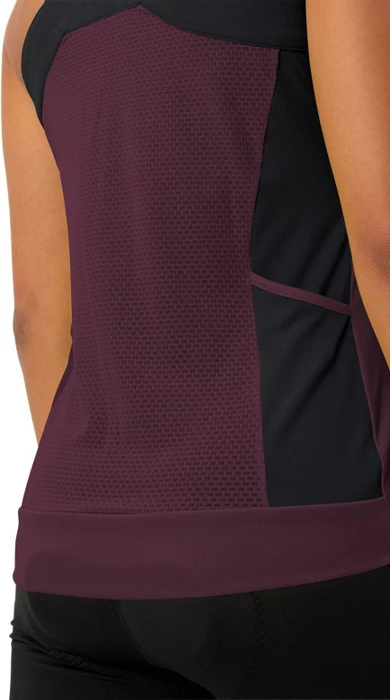 Vaude Matera Top Trikot ärmellos cassis uni (Damen)