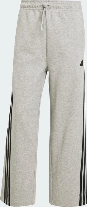 adidas Future Icons 3-Streifen Open Hem Trainingshose lang medium grey heather (Damen)
