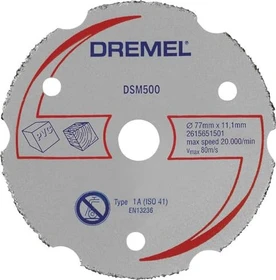 Dremel DSM500 Karbid Trennscheibe, 70x2x11.1mm, 1 Stück