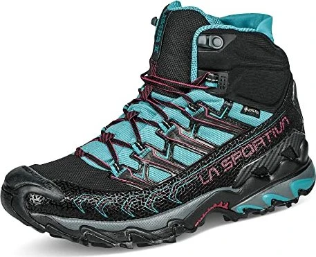 La Sportiva Ultra Raptor II Mid GTX black/topaz (Damen)