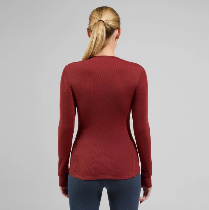 Odlo Active Warm Eco Funktionsshirt langarm spiced apple (Damen)